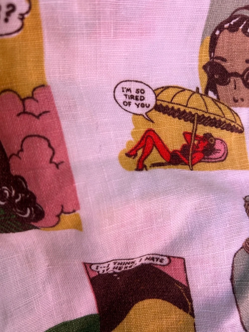 Reformation Comic Print Crop Top - Multicolor - Picture 4 of 16